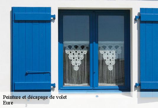 Peinture et décapage de volet Eure