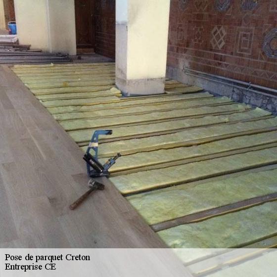 Pose de parquet  creton-27240 Entreprise CE