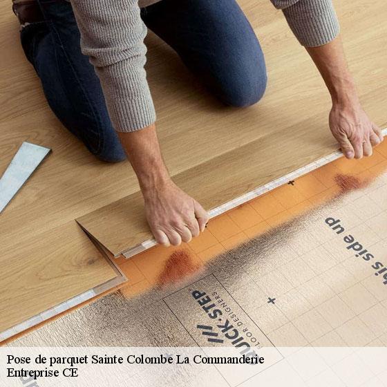 Pose de parquet  sainte-colombe-la-commanderie-27110 Entreprise CE