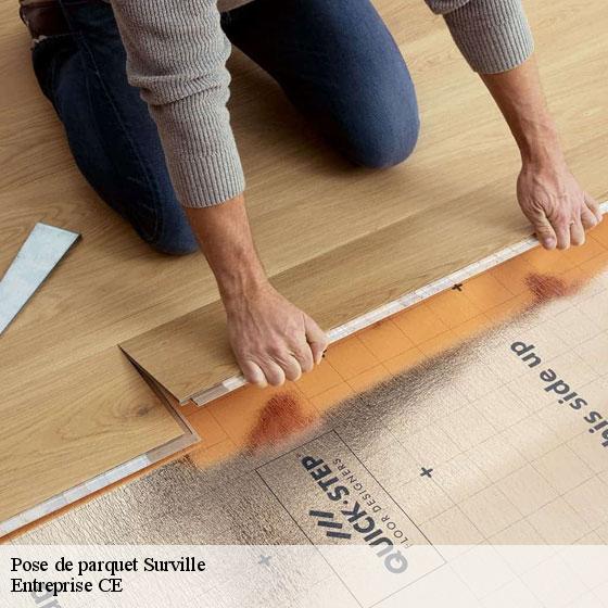Pose de parquet  surville-27400 Entreprise CE