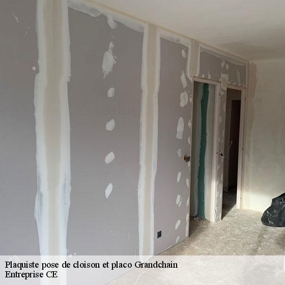 Plaquiste pose de cloison et placo  grandchain-27410 Entreprise CE