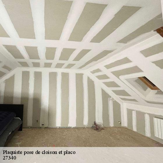 Plaquiste pose de cloison et placo  pont-de-l-arche-27340 Entreprise CE