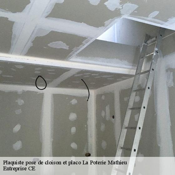 Plaquiste pose de cloison et placo  la-poterie-mathieu-27560 Entreprise CE