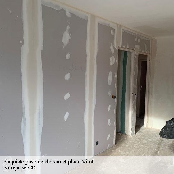 Plaquiste pose de cloison et placo  vitot-27110 Entreprise CE