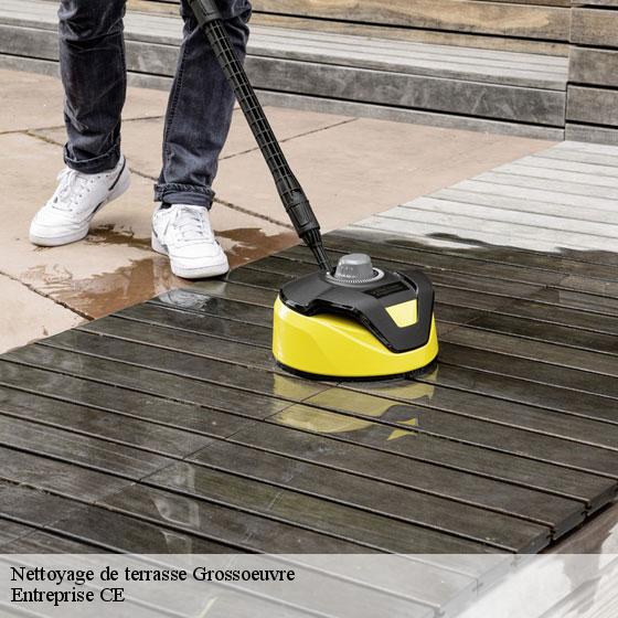 Nettoyage de terrasse  grossoeuvre-27220 Entreprise CE