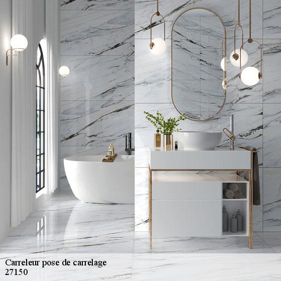 Carreleur pose de carrelage  bouchevilliers-27150 Entreprise CE