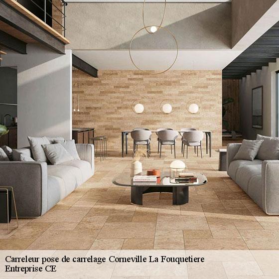 Carreleur pose de carrelage  corneville-la-fouquetiere-27300 Entreprise CE