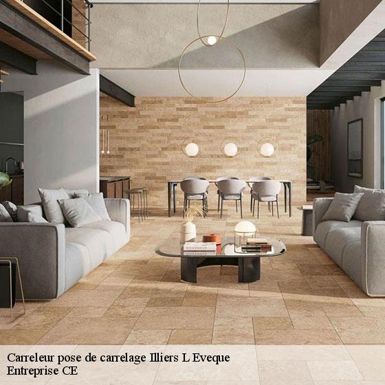 Carreleur pose de carrelage  illiers-l-eveque-27770 Entreprise CE