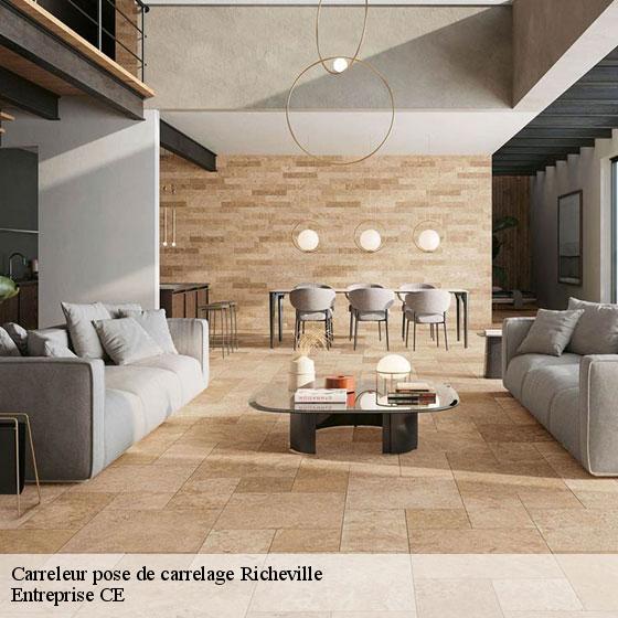Carreleur pose de carrelage  richeville-27420 Entreprise CE