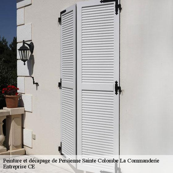 Peinture et décapage de Persienne  sainte-colombe-la-commanderie-27110 Entreprise CE