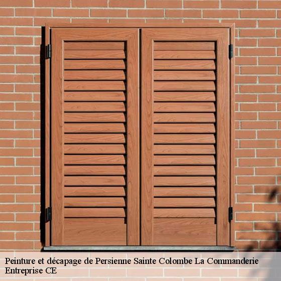 Peinture et décapage de Persienne  sainte-colombe-la-commanderie-27110 Entreprise CE