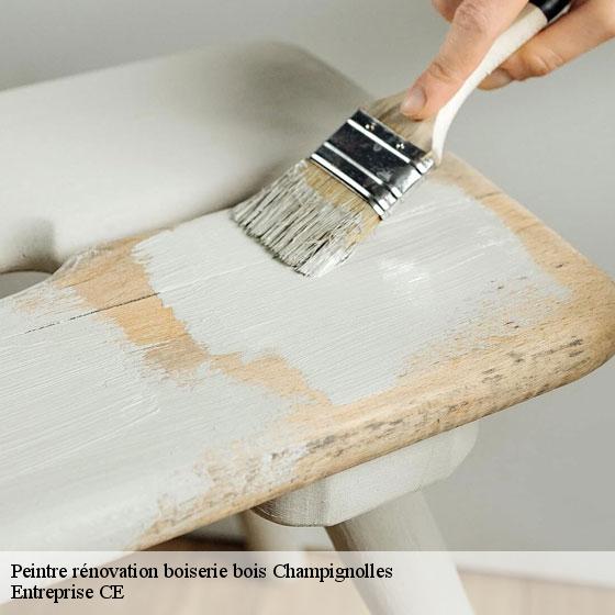 Peintre rénovation boiserie bois  champignolles-27330 Entreprise CE